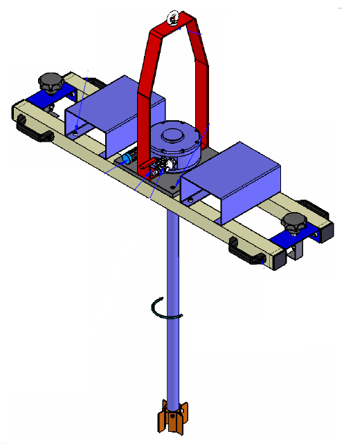 Misturador pneumático para tanque IBC